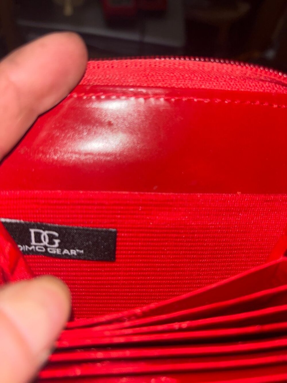 WalletBe Red Leather Crossbody Mini Purse - Brand New in Box